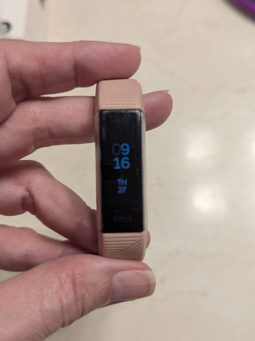 fitbit Alta HR Fitness Tracker - Rose/Black